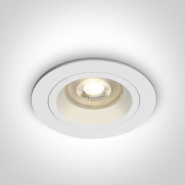 Точечный светильник One Light 10105ALG/W The Dark Light Dual Ring Range Aluminium