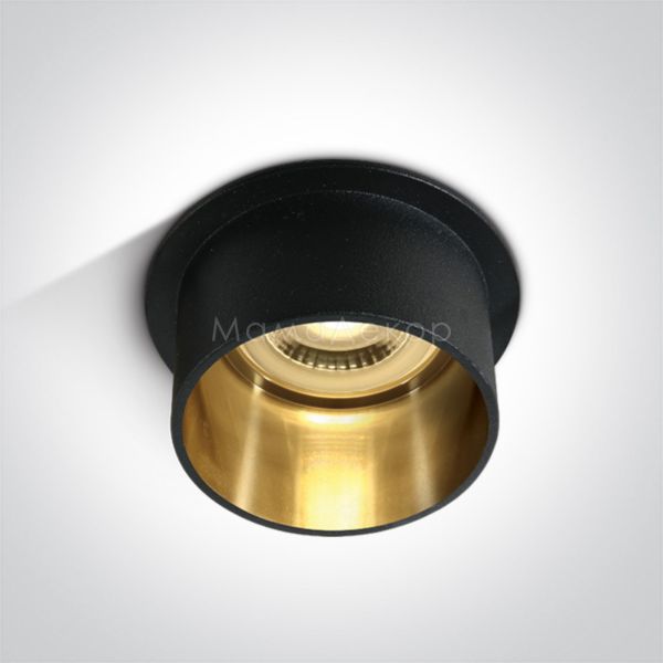 Точечный светильник One Light 10105D9/B/GL Recessed Cylinders Aluminium