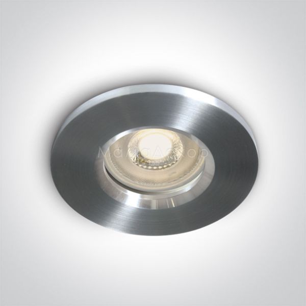 Точечный светильник One Light 10105R1/AL The Bathroom Range IP65 Aluminium