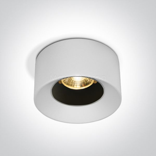Точковий світильник One Light 10107A/W/W Recessed Spots Fixed LED