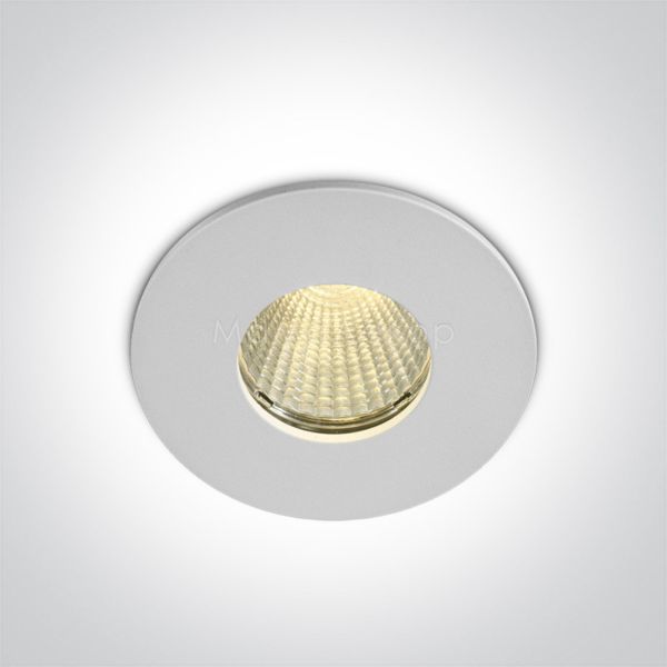 Точковий світильник One Light 10107P/W/W The COB IP65 Bathroom High Power