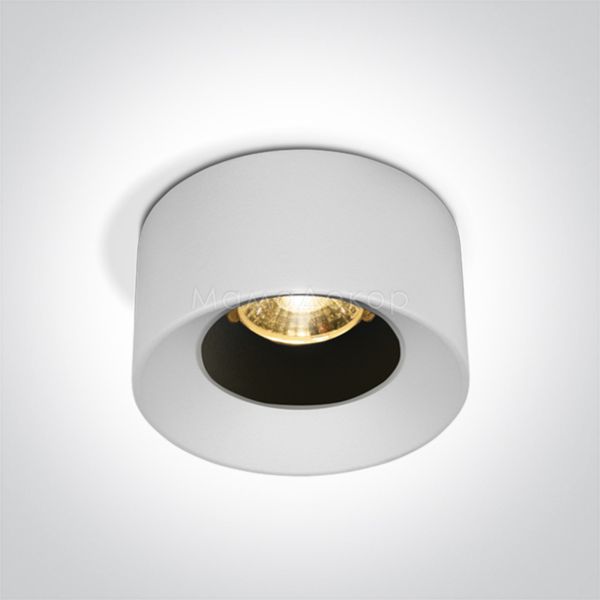 Точковий світильник One Light 10112A/W/W Recessed Spots Fixed LED