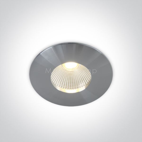 Точковий світильник One Light 10112P/AL/W The COB IP65 Bathroom High Power