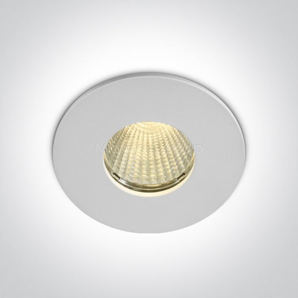 Точковий світильник One Light 10112P/W/W The COB IP65 Bathroom High Power