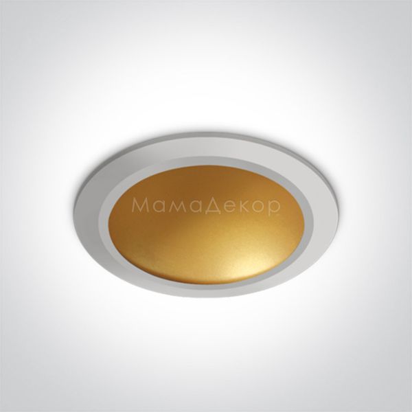 Стельовий світильник One Light 10116FD/W/BS The Dark Light Dome Reflector Die cast