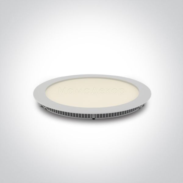 Стельовий світильник One Light 10118FA/W/D The 18-30W Round Recessed Panels Die cast