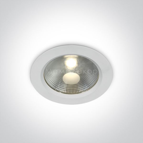 Потолочный светильник One Light 10120C/W/W The COB Downlight Range Aluminium