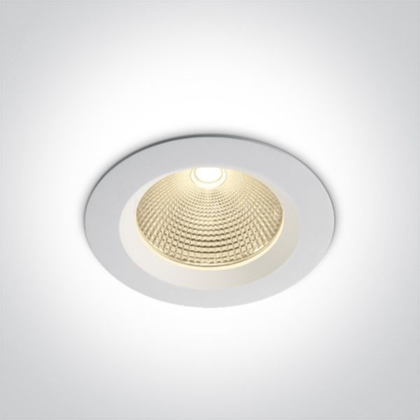 Потолочный светильник One Light 10120CA/W/W The COB Downlight Range Die Cast