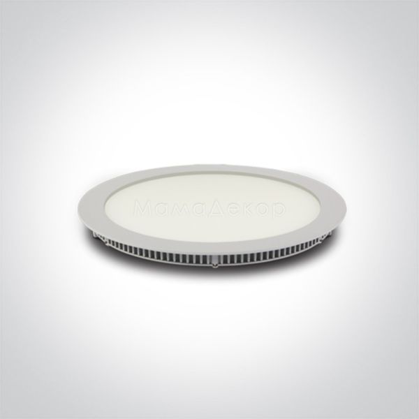 Стельовий світильник One Light 10130FA/W/C The 18-30W Round Recessed Panels Die cast