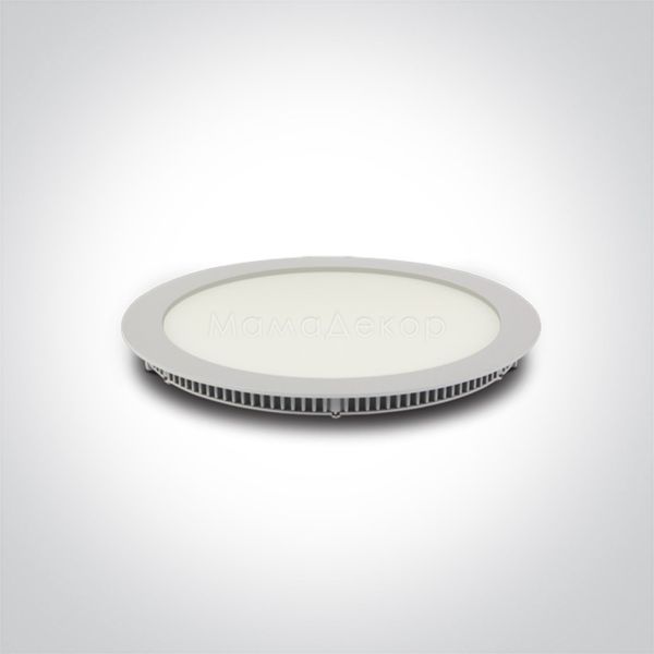 Стельовий світильник One Light 10130FA/W/C The 18-30W Round Recessed Panels Die cast