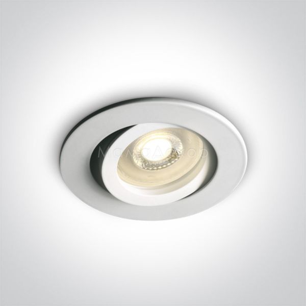 Точковий світильник One Light 11105A1/W The Round Clip in Range Aluminium