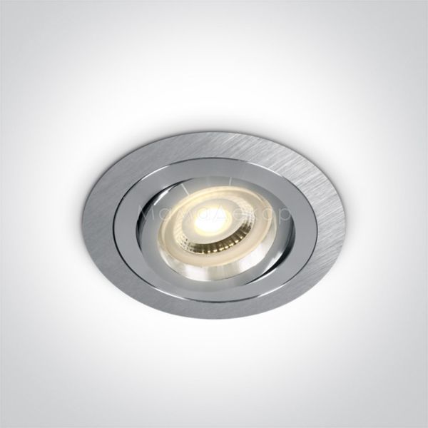 Точковий світильник One Light 11105ABG/AL The Dual Ring GU10 Range Aluminium