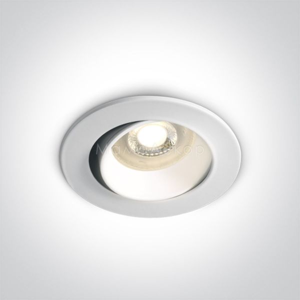 Точковий світильник One Light 11105B1/W The Round Clip in Range Aluminium