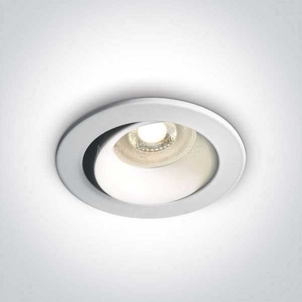 Точечный светильник One Light 11105D7/W The Round Clip in Range Aluminium