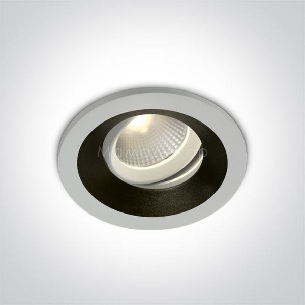 Точковий світильник One Light 11112H/W/W The Interchangable Rings Range Aluminium