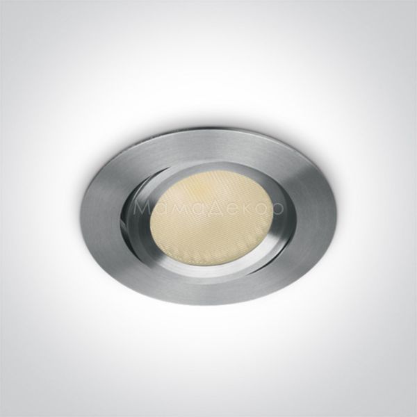 Точковий світильник One Light 11113V/AL/W The COB Round Spots Aluminium