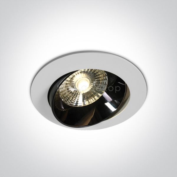 Точковий світильник One Light 11120E/W/W Dark Mirror Reflector Range