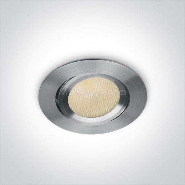 Точечный светильник One Light 11126V/AL/W The COB Round Spots Aluminium