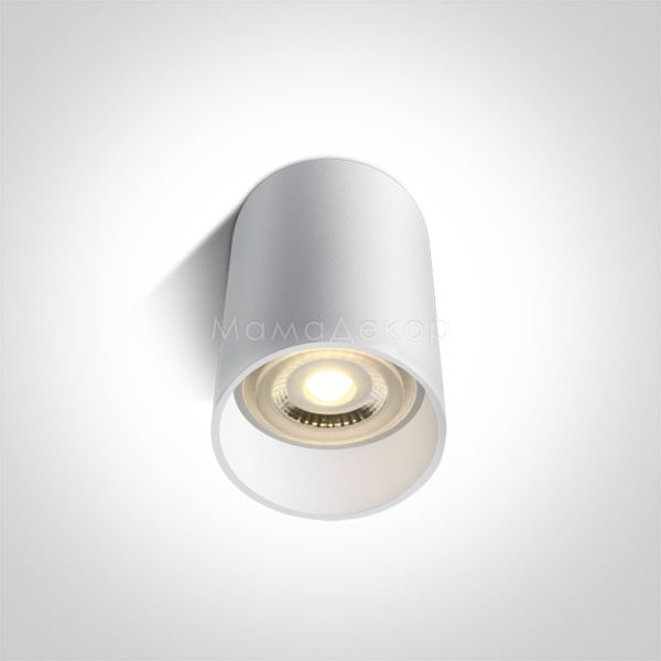 Точковий світильник One Light 12105E/W GU10 Ceiling Cylinders Aluminium