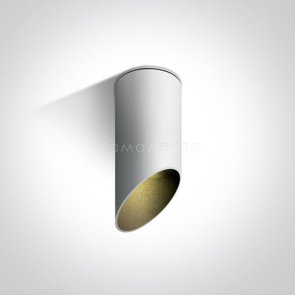 Точечный светильник One Light 12105E1/W/B Decorative Cut Cylinders Aluminium