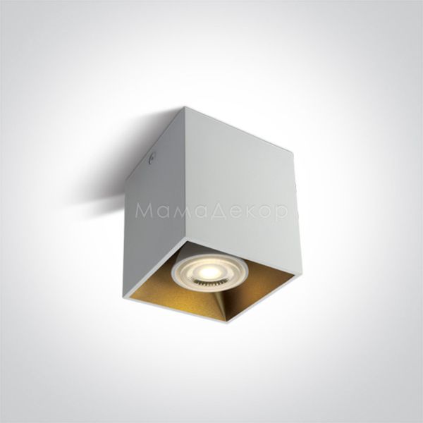 Точечный светильник One Light 12105TA/W GU10 Decorative Square Cylinders Aluminium
