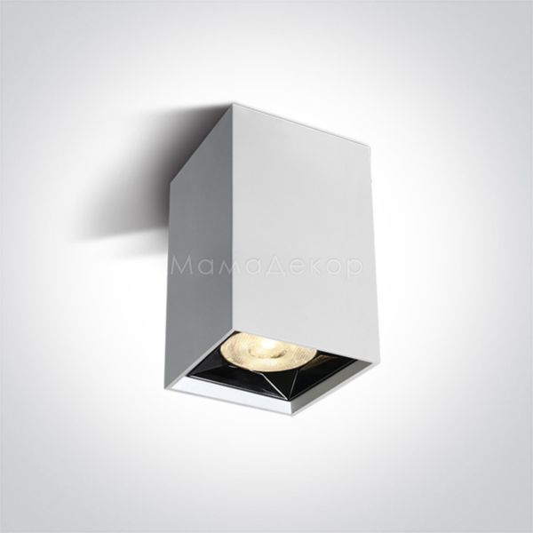 Точечный светильник One Light 12106B/W/W Mirror Square Boxes