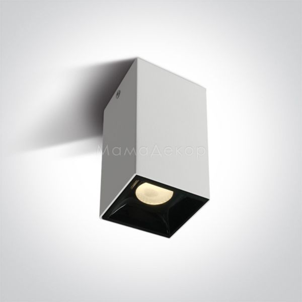 Точечный светильник One Light 12107B/W/W Surface Shop Square Boxes Aluminium