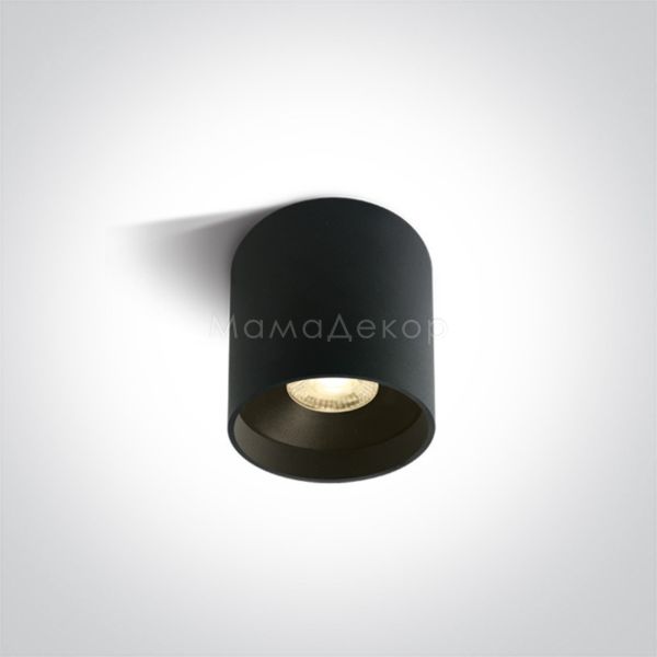 Точковий світильник One Light 12108C/B/W LED Fashion Cylinder Black