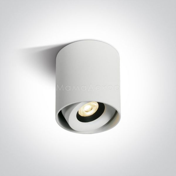 Точковий світильник One Light 12108X/W/W Adjustable COB Cylinders