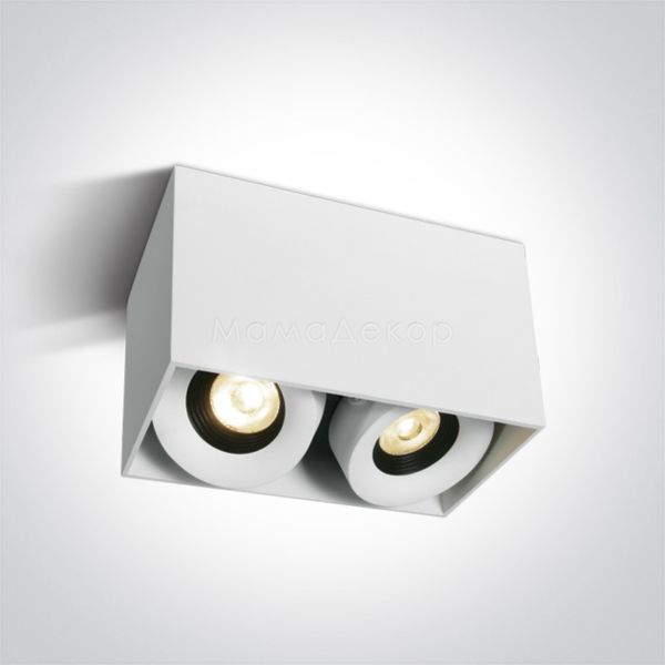 Точковий світильник One Light 12208XA/W/W Adjustable COB Cylinders