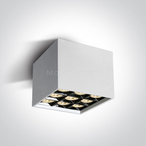 Точковий світильник One Light 12906B/W/W Mirror Square Boxes