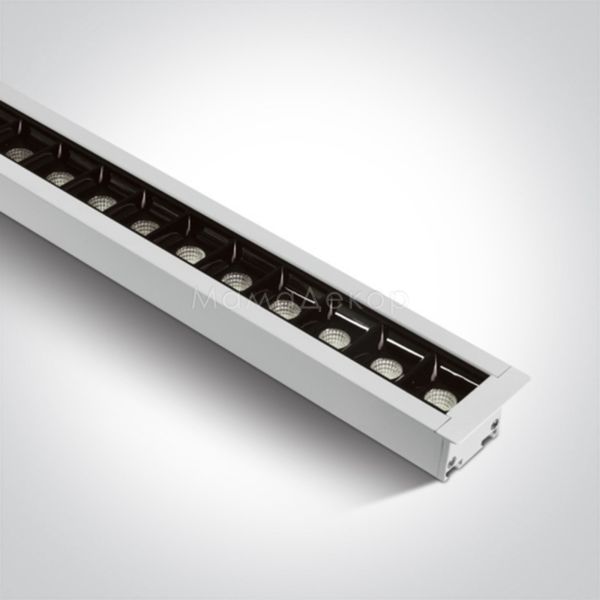 Потолочный светильник One Light 38145BR/W/C Recessed LED Linear Profiles Dark Light