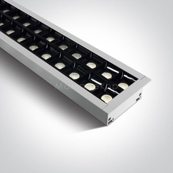 Потолочный светильник One Light 38150BR/W/C Recessed LED Linear Profiles Dark Light