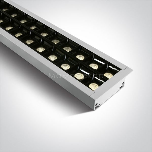 Потолочный светильник One Light 38150BR/W/W Recessed LED Linear Profiles Dark Light