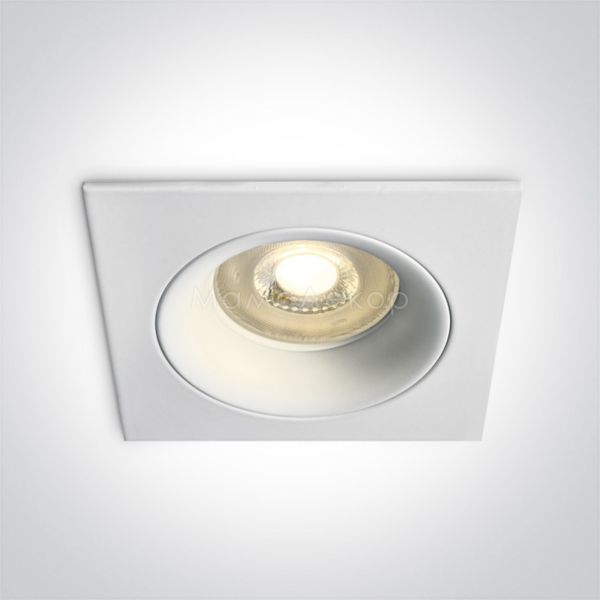 Точковий світильник One Light 50105D7/W The Dark Light Dual Ring Range Aluminium
