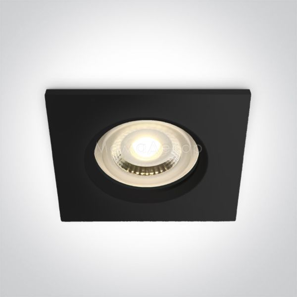 Точковий світильник One Light 50105R1/B The IP65 Bathroom Range Aluminium