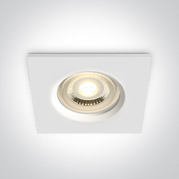 Точковий світильник One Light 50105R1/W The IP65 Bathroom Range Aluminium