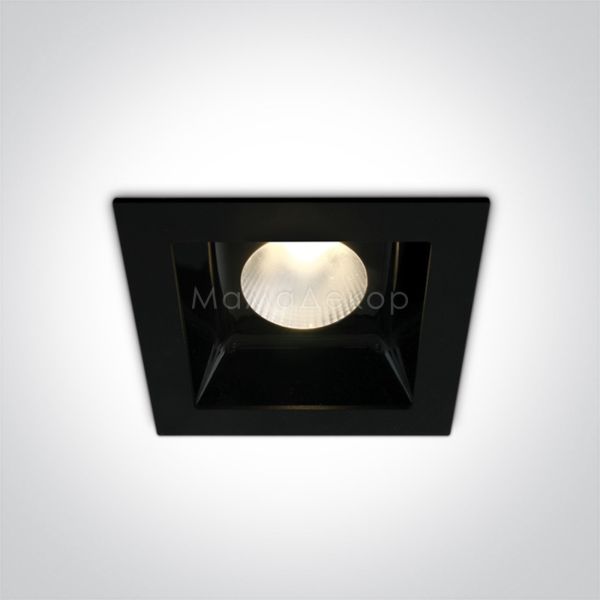 Точковий світильник One Light 50120B/B/W Shop Square Boxes