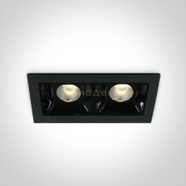 Точковий світильник One Light 50202B/B/W Mini Shop Square Boxes