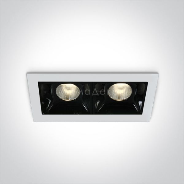 Точковий світильник One Light 50202B/W/W Mini Shop Square Boxes