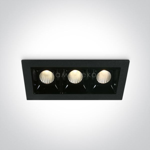 Точковий світильник One Light 50302B/B/W Mini Shop Square Boxes