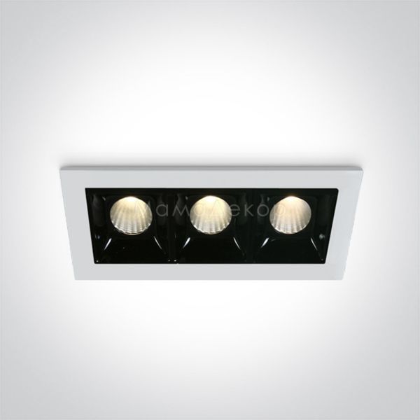 Точковий світильник One Light 50302B/W/W Mini Shop Square Boxes