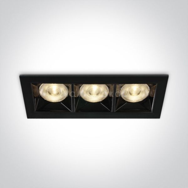 Точковий світильник One Light 50306B/B/W Mirror Square Boxes