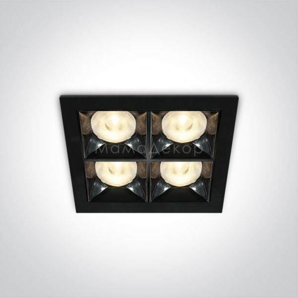 Точечный светильник One Light 50406B/B/W Mirror Square Boxes