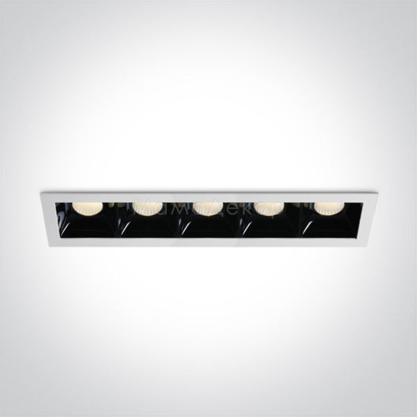 Точковий світильник One Light 50507B/W/W Medium Shop Square Boxes Aluminium + steel