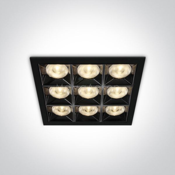 Точечный светильник One Light 50906B/B/W Mirror Square Boxes