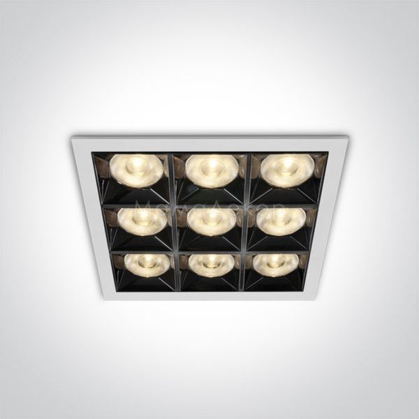 Точечный светильник One Light 50906B/W/W Mirror Square Boxes