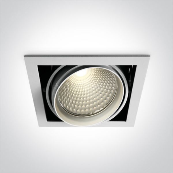 Точечный светильник One Light 51140B/W/C The COB Square Downlights Die cast