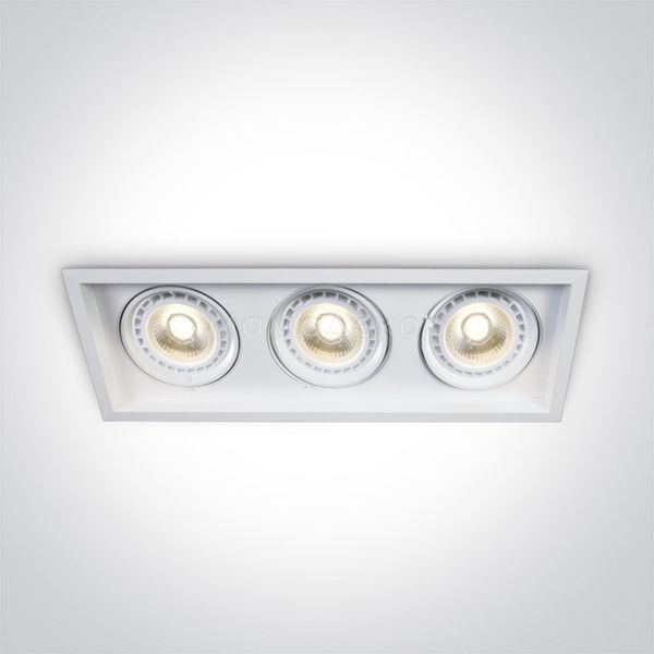 Точечный светильник One Light 51310N/W Adjustable R111 Shop Range Aluminium