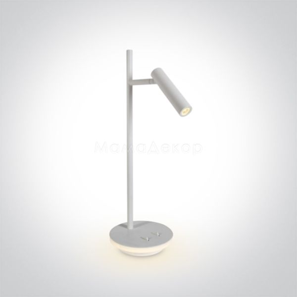 Настольная лампа One Light 61132A/W/W Reading Spots Aluminium